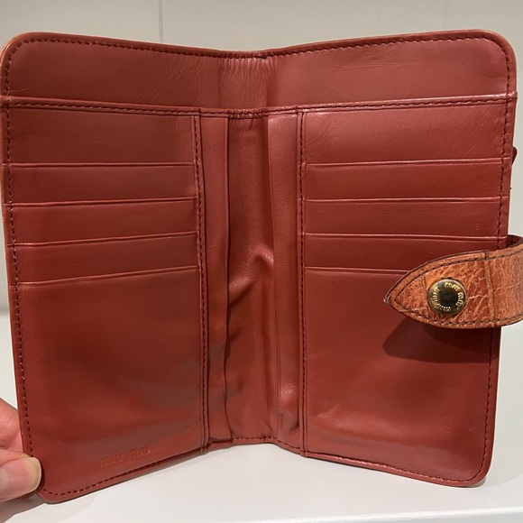 Miu Miu Embossed Crocodile Leather Double Sided Wallet in Pink - Picture 8 of 12